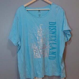 Disneyland Castle Graphic Tee Blue 2XL | Unisex | Disney Parks Classic